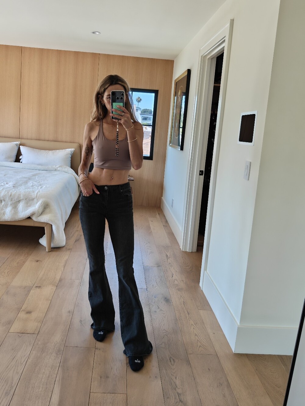 Articles Of Society Black Flare Jeans
